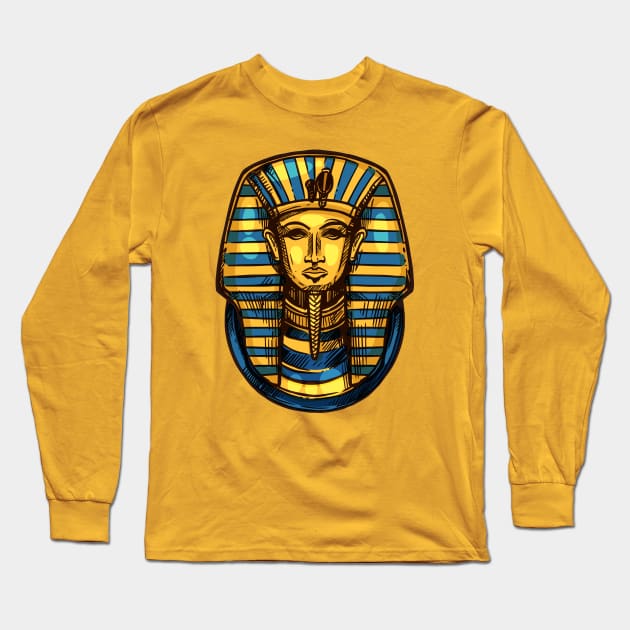 Tutankhamun Long Sleeve T-Shirt by NewWorldIsHere